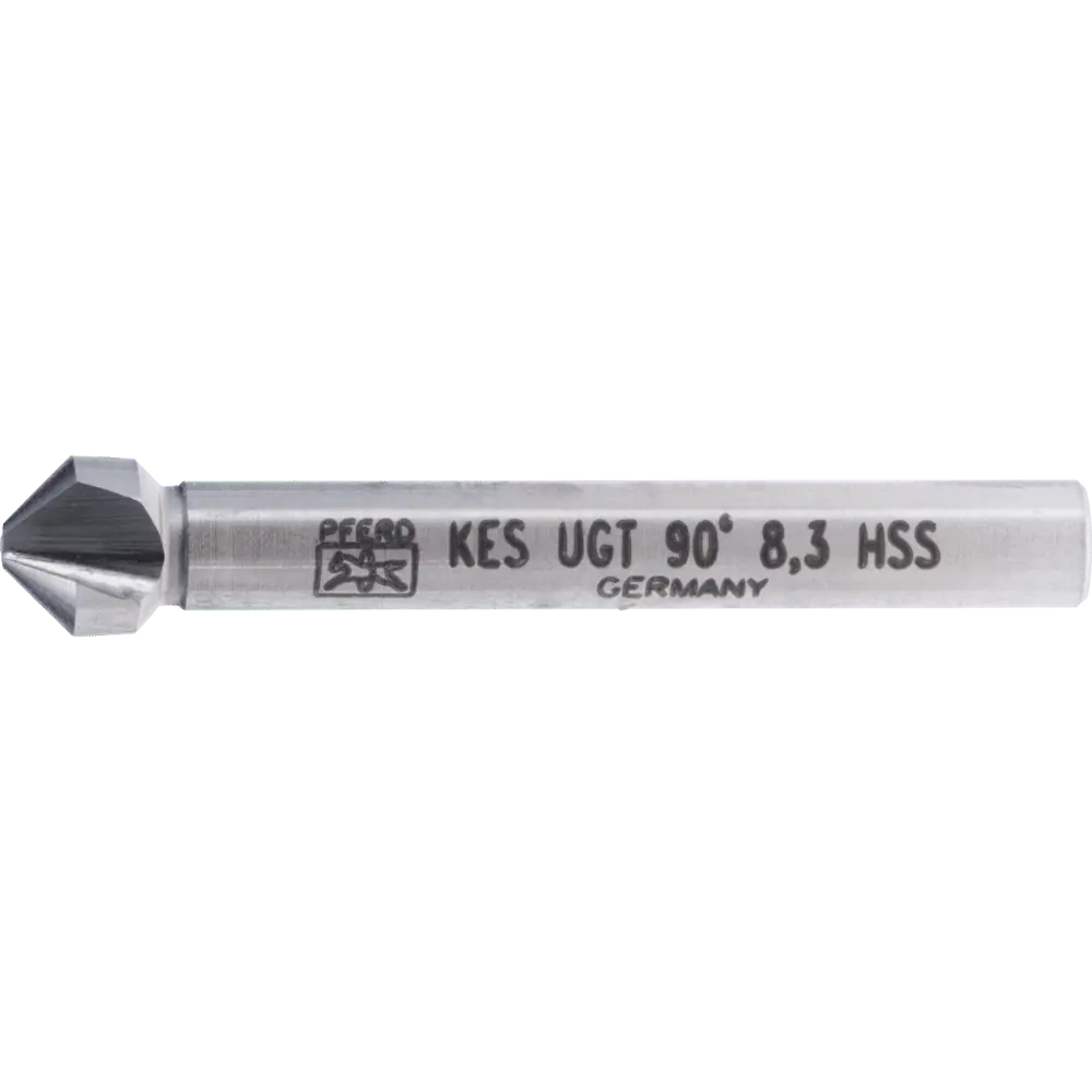 Produktfoto 1 von PFERD TOOLS HSS Kegel-und Entgratsenker UGT 90° Ø 8,3 mm Schaft-Ø 6 mm DIN 335 C mit Ungleichteilung