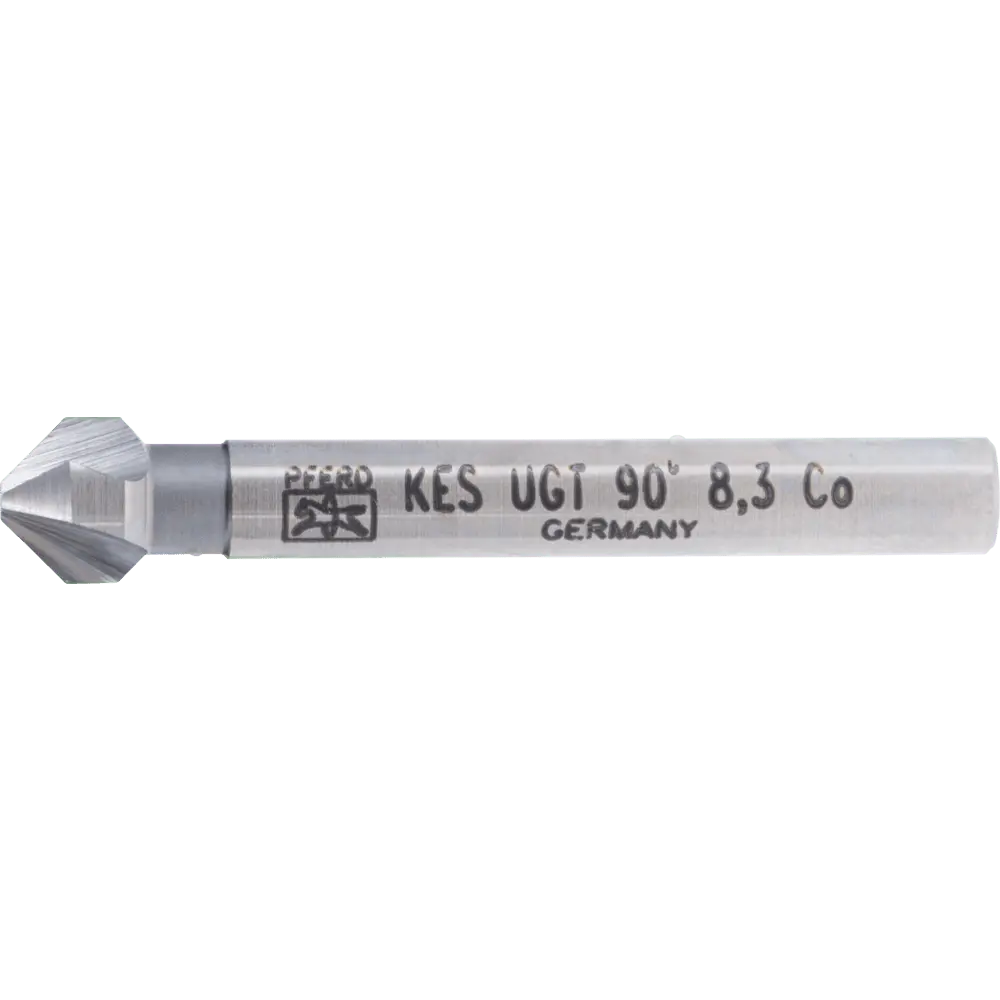 Produktfoto 1 von PFERD TOOLS HSSE Co5 Kegel-und Entgratsenker 90° Ø 8,3 mm Schaft-Ø 6 mm DIN 335 C mit Ungleichteilung