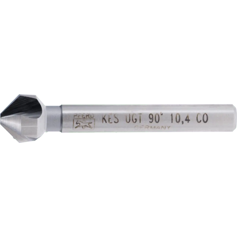 Produktfoto 1 von PFERD TOOLS HSSE Co5 Kegel-und Entgratsenker 90° Ø 10,4 mm Schaft-Ø 6 mm DIN 335 C mit Ungleichteilung