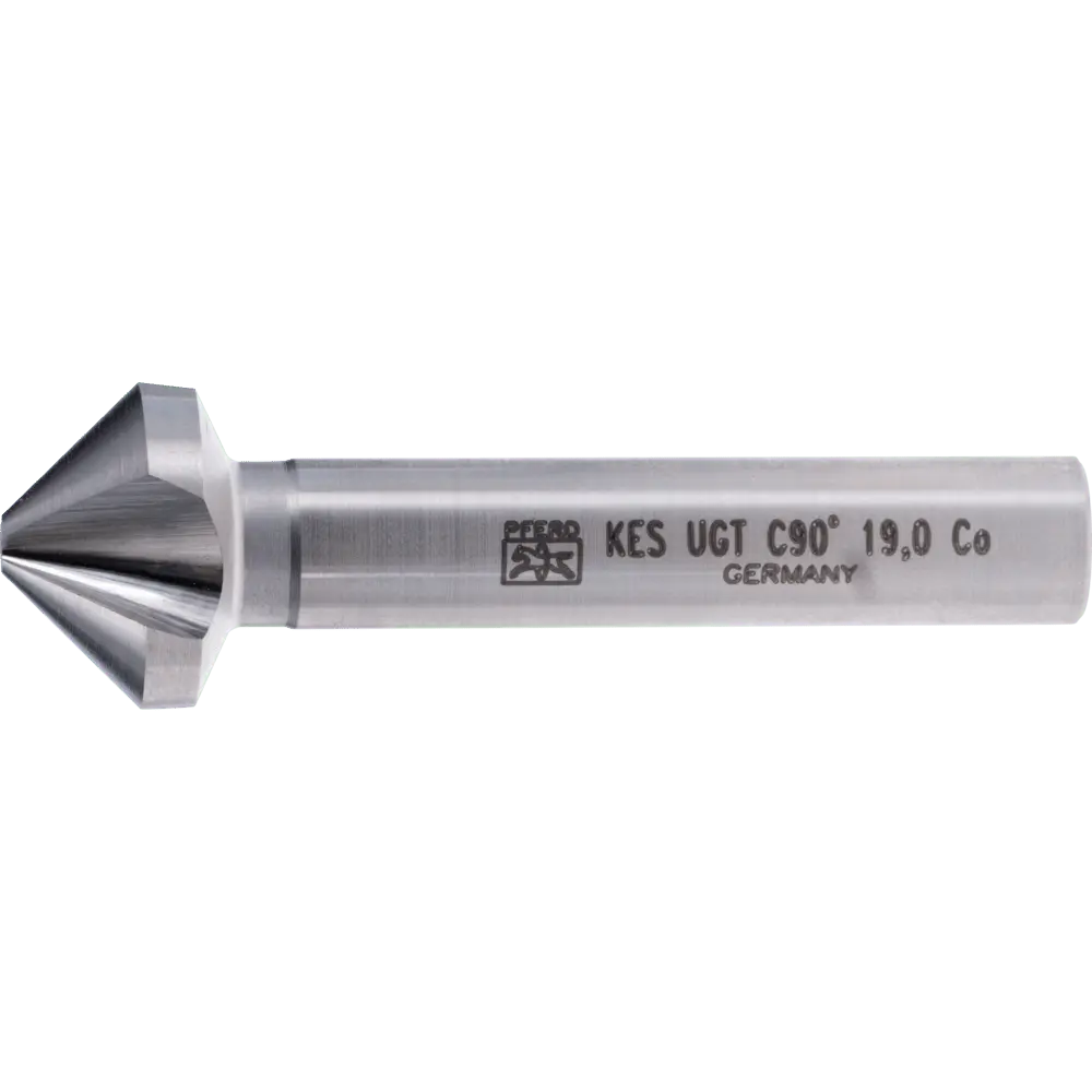 PFERD TOOLS HSSE Co5 Kegel-und Entgratsenker 90° Ø 19 mm Schaft-Ø 10 mm DIN 335 C mit Ungleichteilung