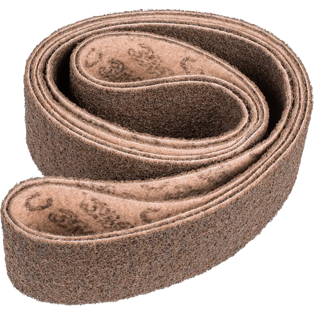 Produktfoto 1 von PFERD TOOLS Vlies Schleifband VB 75x2000mm A100 G für Feinschliff und Finish mit Bandschleifer, 2 Stk.