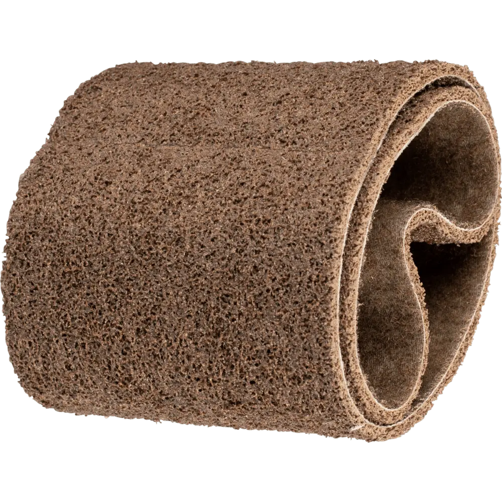 Produktfoto 1 von PFERD TOOLS Vlies Schleifband VB 100x282 mm A100 G für Feinschliff und Finish für Walze Ø 90x100mm, 2 Stk.