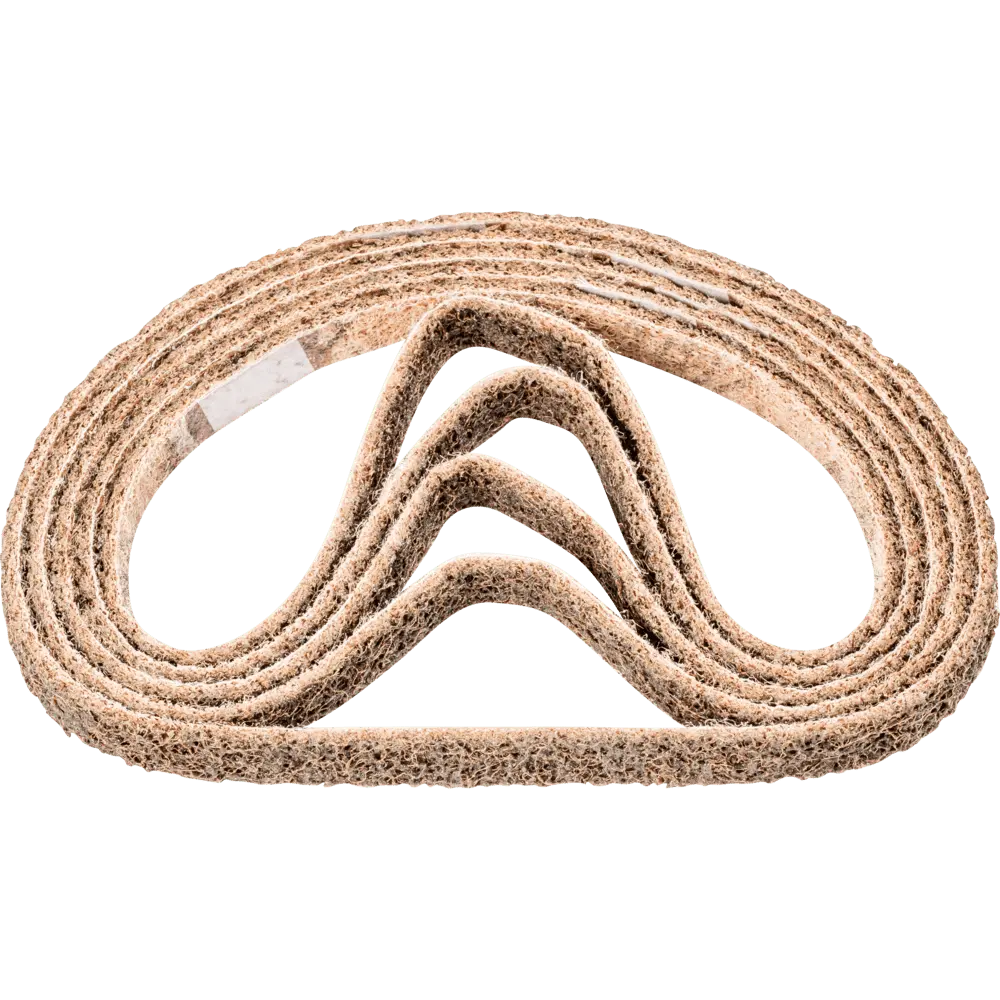 Produktfoto 1 von PFERD TOOLS Vlies Schleifband VB 12x520mm A100 G für Feinschliff und Finish mit Bandschleifer, 10 Stk.