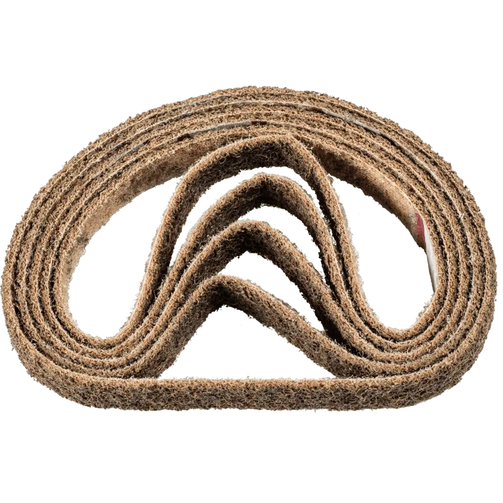 Produktfoto 1 von PFERD TOOLS Vlies Schleifband VB 20x520mm A100 G für Feinschliff und Finish mit Bandschleifer, 5 Stk.