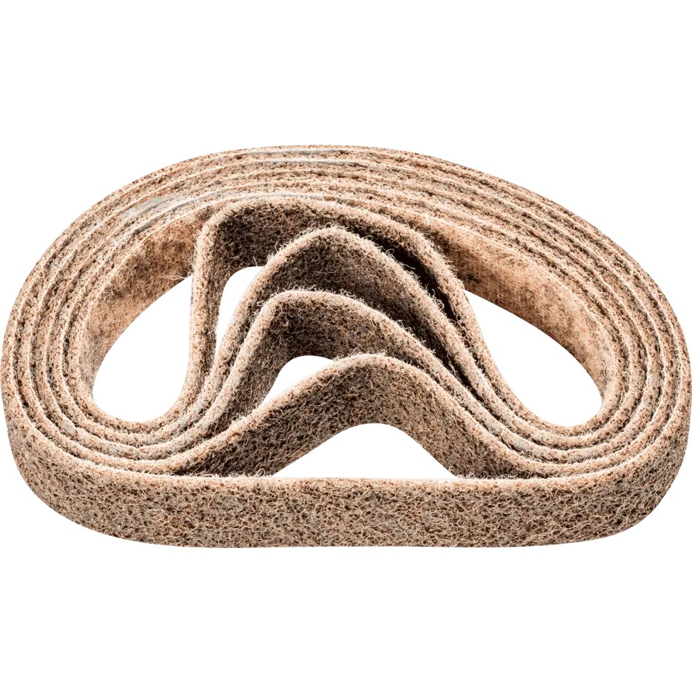Produktfoto 1 von PFERD TOOLS Vlies Schleifband VB 30x533 mm A100 G für Feinschliff und Finish mit Rohrbandschleifer, 5 Stk.