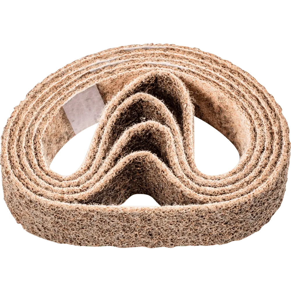 Produktfoto 1 von PFERD TOOLS Vlies Schleifband VB 35x450mm A100 G für Feinschliff und Finish mit Rohrbandschleifer, 10 Stk.