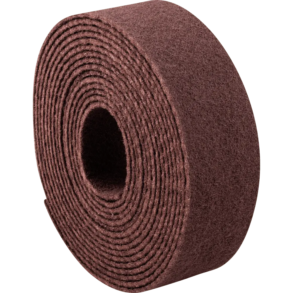 Produktfoto 1 von PFERD TOOLS POLINOX Vliesbandrolle VBR 100mmx10m Korund A180 für Feinschliff und Finish