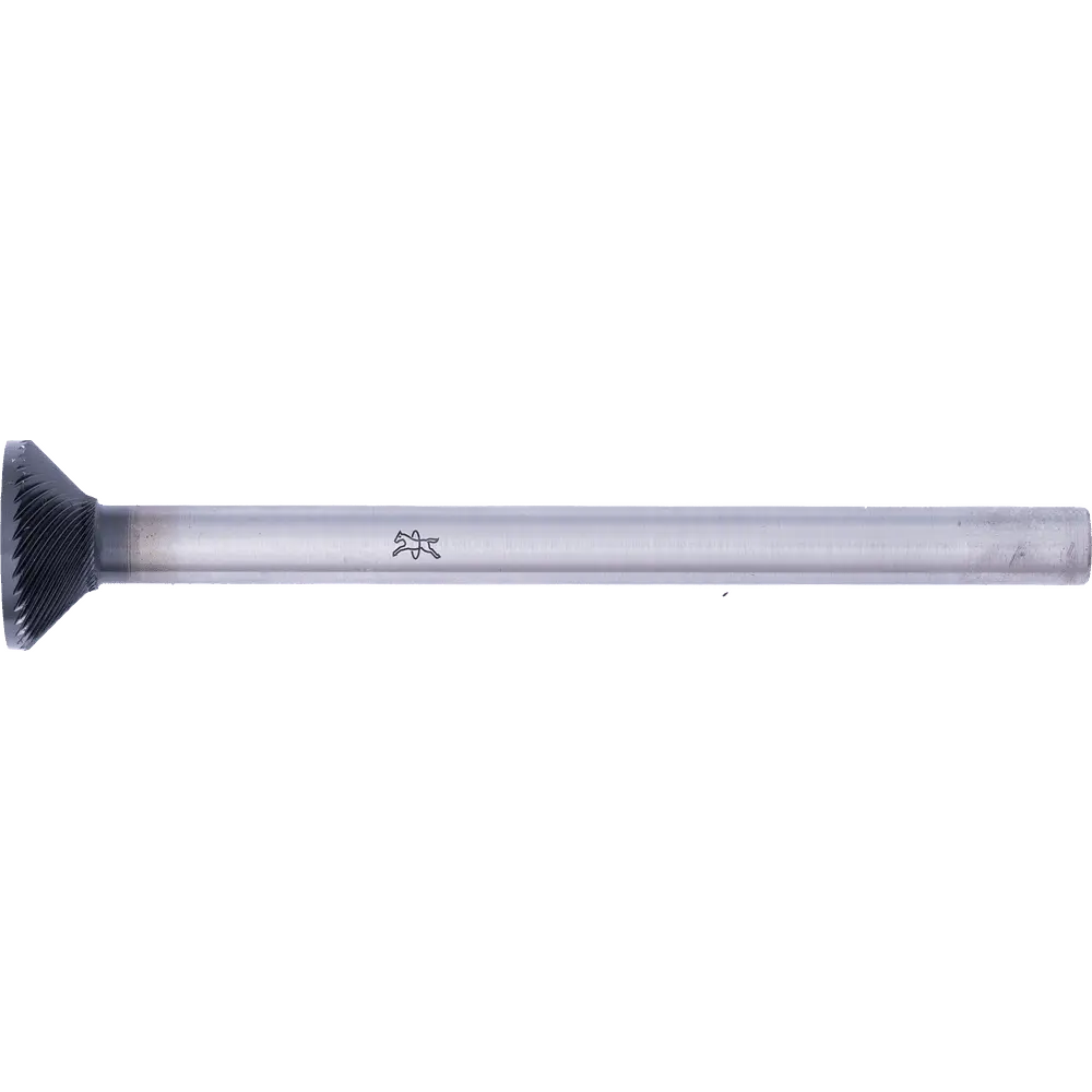 Produktfoto 1 von PFERD TOOLS Hartmetall Hochleistungsfrässtift Winkelfrässtift WKN 16x06mm Schaft-Ø 6x75mm Z5 HICOAT beschichtet Anfas-/Entgratarbeiten Robotereinsatz