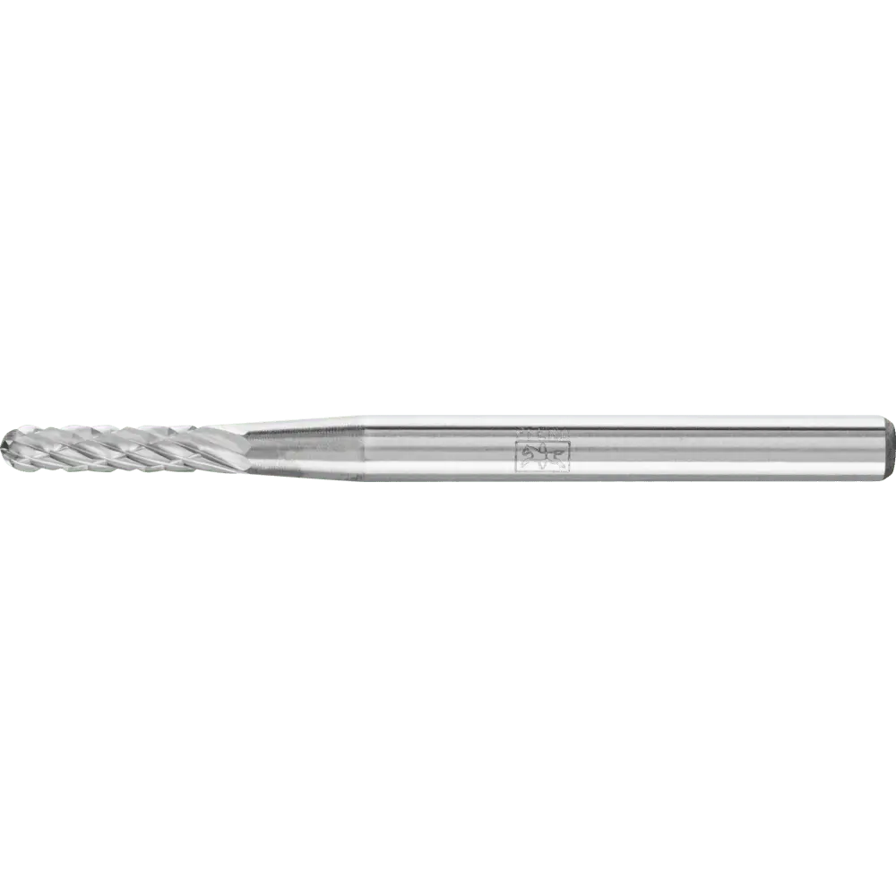 Produktfoto 1 von PFERD TOOLS Hartmetall Frässtift Walzenrund WRC Ø 02x10mm Schaft-Ø 3 mm Z3P universal mittel kreuzverzahnt