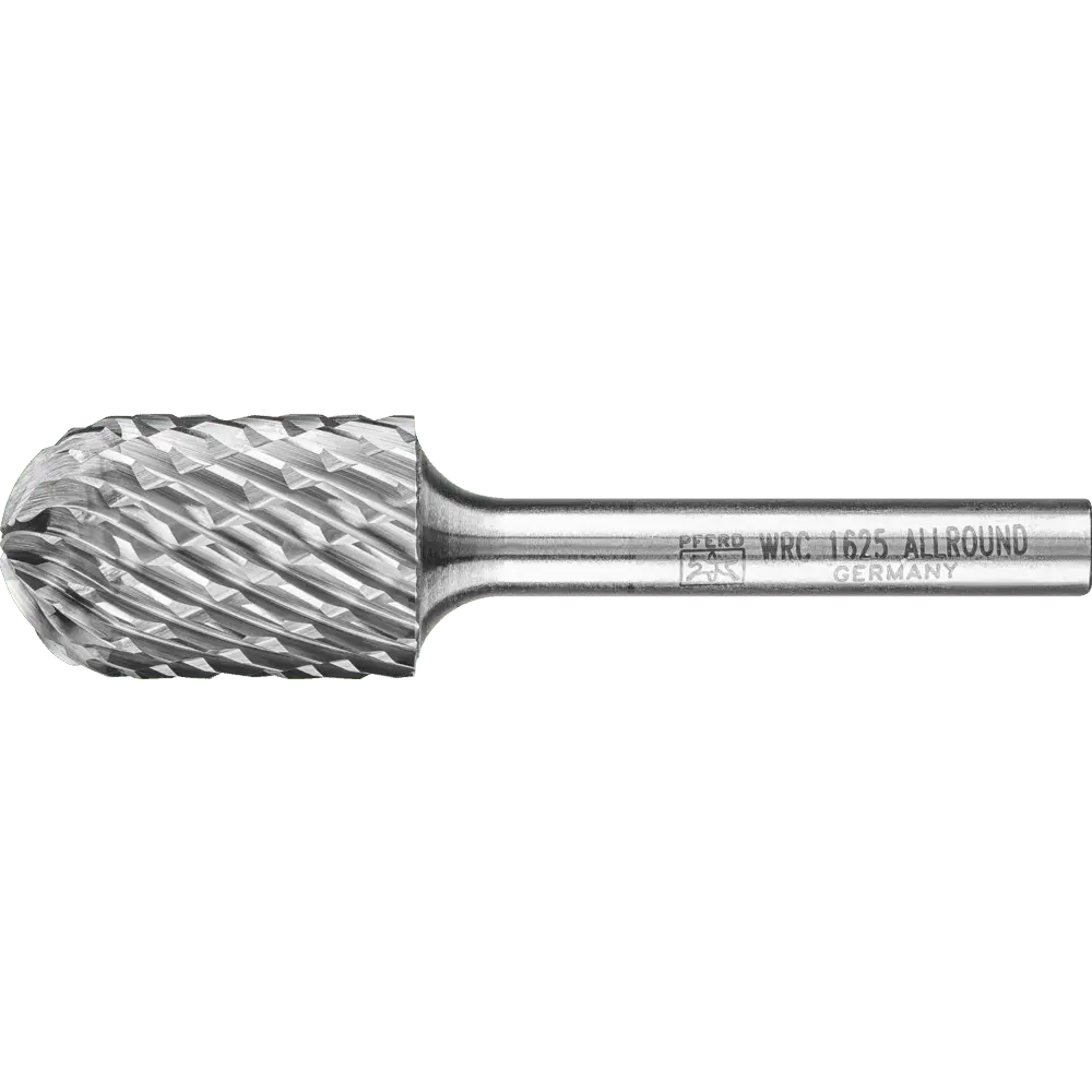 Produktfoto 1 von PFERD TOOLS Hartmetall Hochleistungsfrässtift ALLROUND Walzenrund WRC Ø 16x25mm Schaft-Ø 6mm universal grob