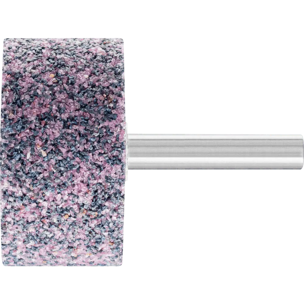 Produktfoto 1 von PFERD TOOLS CAST Schleifstift Zylinder Ø 50x25 mm Schaft-Ø 8 mm A24 für Grau-und Sphäroguss, 5 Stk.