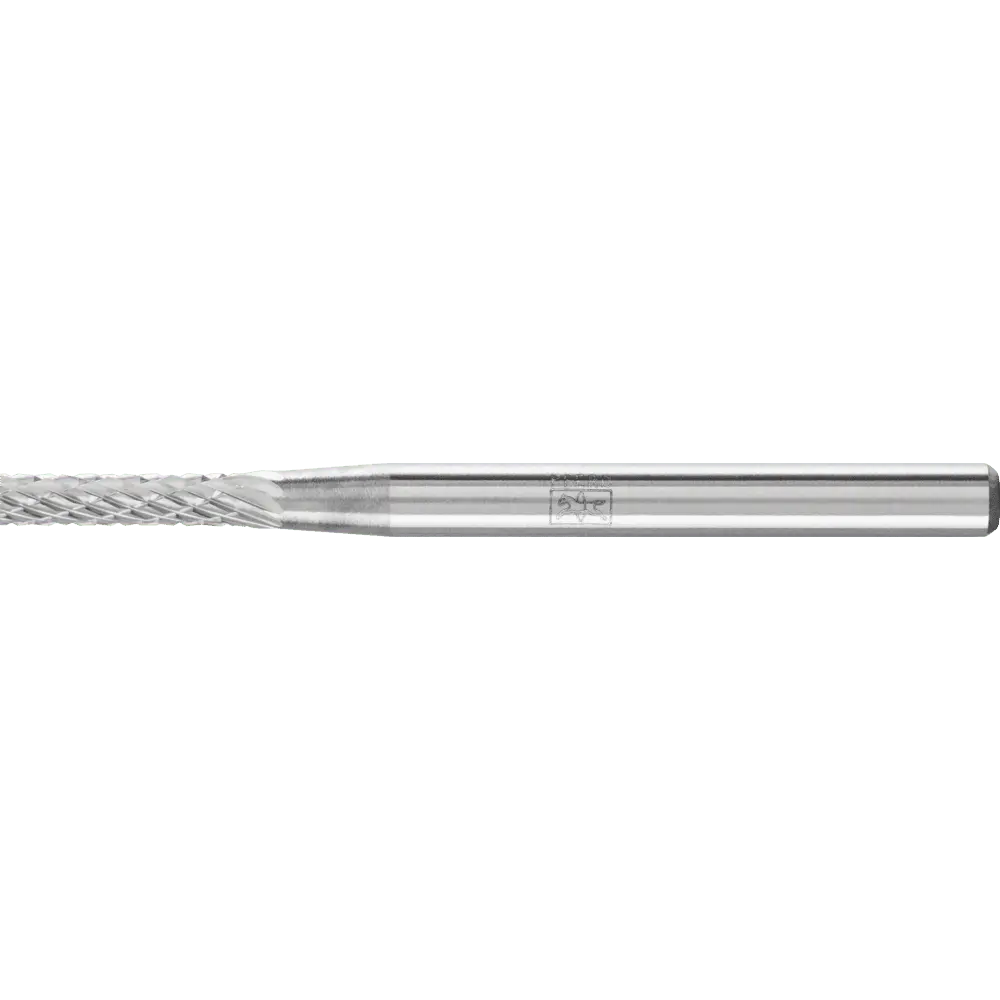 Produktfoto 1 von PFERD TOOLS Hartmetall Frässtift Zylinder ZYA Ø 02x10mm Schaft-Ø 3 mm Z4 universal mittel fein