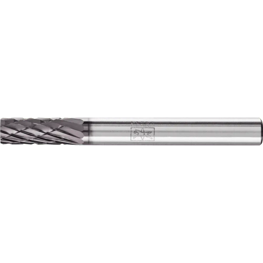 Produktfoto 1 von PFERD TOOLS Hartmetall Frässtift Zylinder ZYA Ø 06x16mm Schaft-Ø 6mm Z3P universal mittel kreuzverzahnt HICOAT