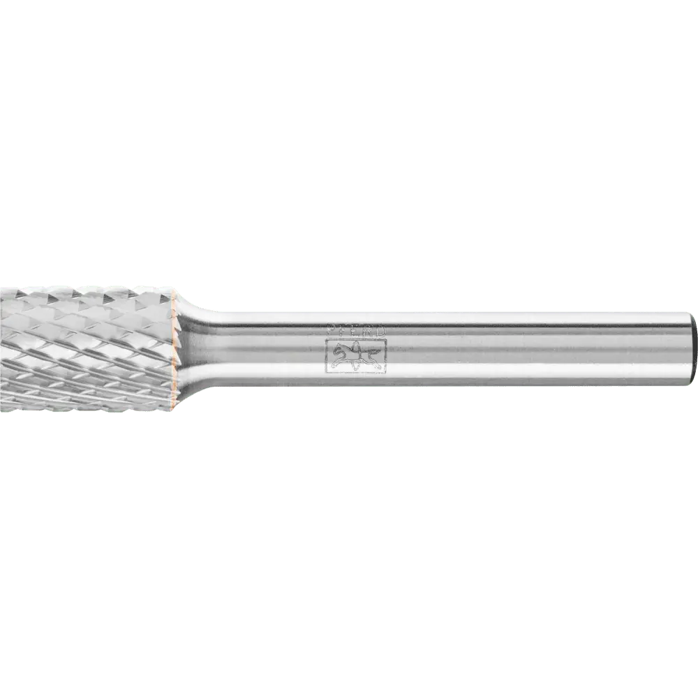 Produktfoto 1 von PFERD TOOLS Hartmetall Frässtift Zylinder ZYA Ø 10x13 mm Schaft-Ø 6 mm Z4 universal mittel fein