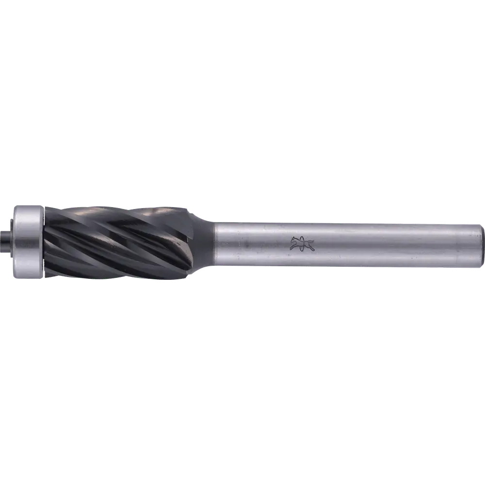 Produktfoto 1 von PFERD TOOLS Hartmetall Hochleistungsfrässtift ALU Zylinder ZYA Ø 10x19mm Schaft-Ø 6mm HICOAT besch.mit Kugellager Anfas/Entgratarbeiten Robotereinsatz