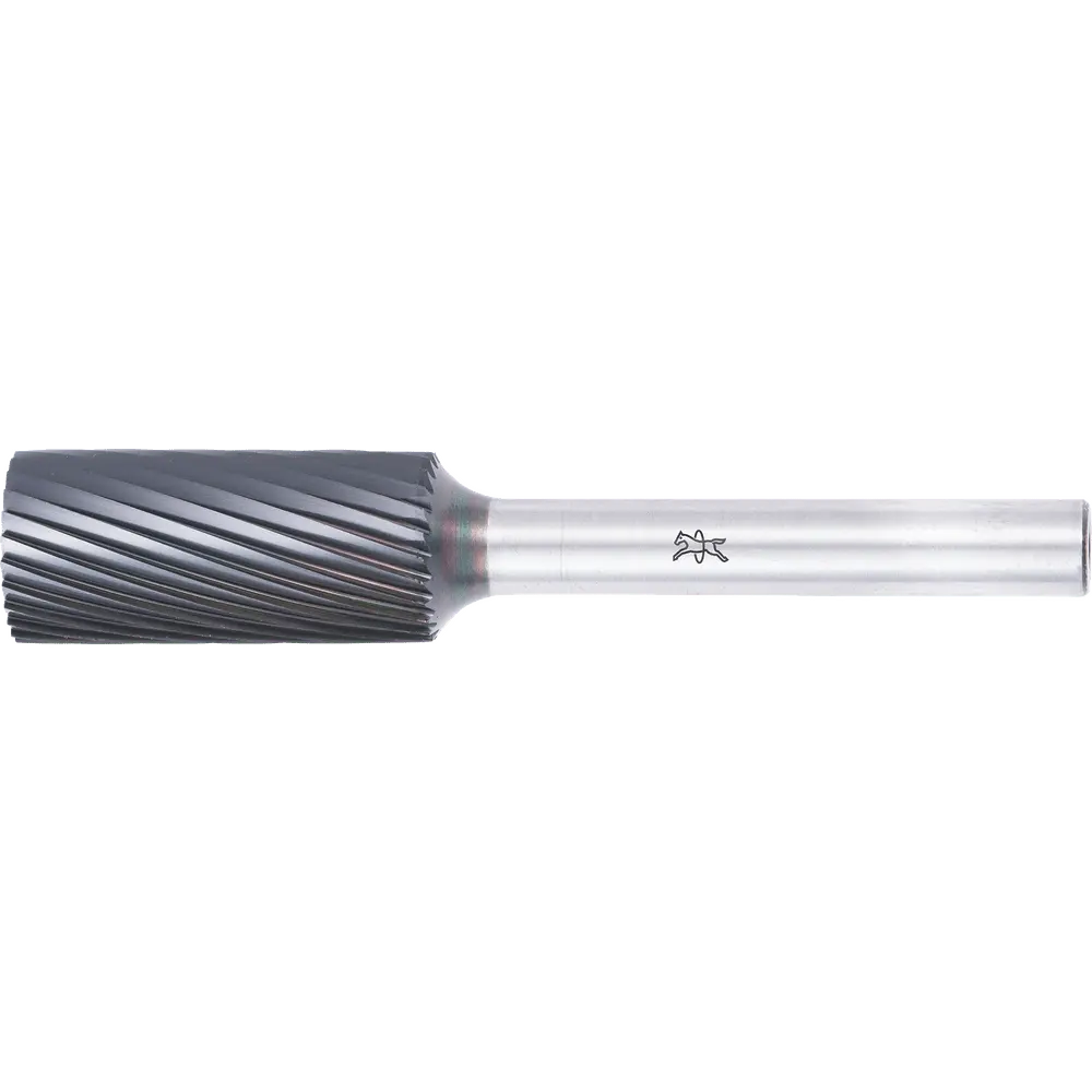 Produktfoto 1 von PFERD TOOLS Hartmetall Hochleistungsfrässtift Zylinder ZYA Ø 12x25mm Schaft-Ø 6mm Z3 HICOAT beschichtet universal mittel