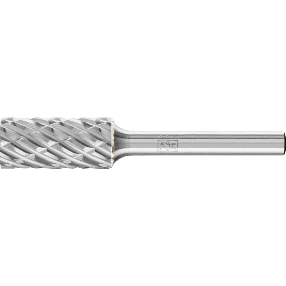 Produktfoto 1 von PFERD TOOLS Hartmetall Hochleistungsfrässtift STEEL Zylinder ZYA Ø 12x25 mm Schaft-Ø 6 mm für Stahl