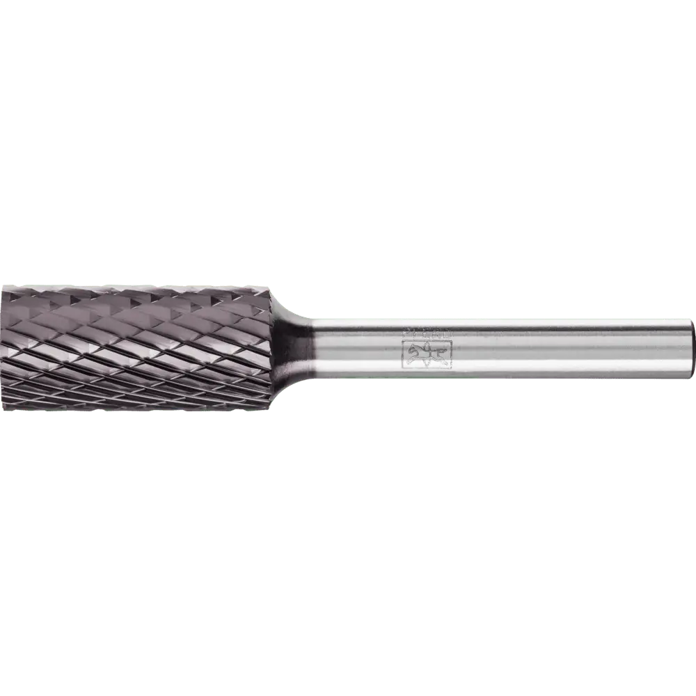 Produktfoto 1 von PFERD TOOLS Hartmetall Frässtift Zylinder ZYA Ø 12x25mm Schaft-Ø 6mm Z3P universal mittel kreuzverzahnt HICOAT