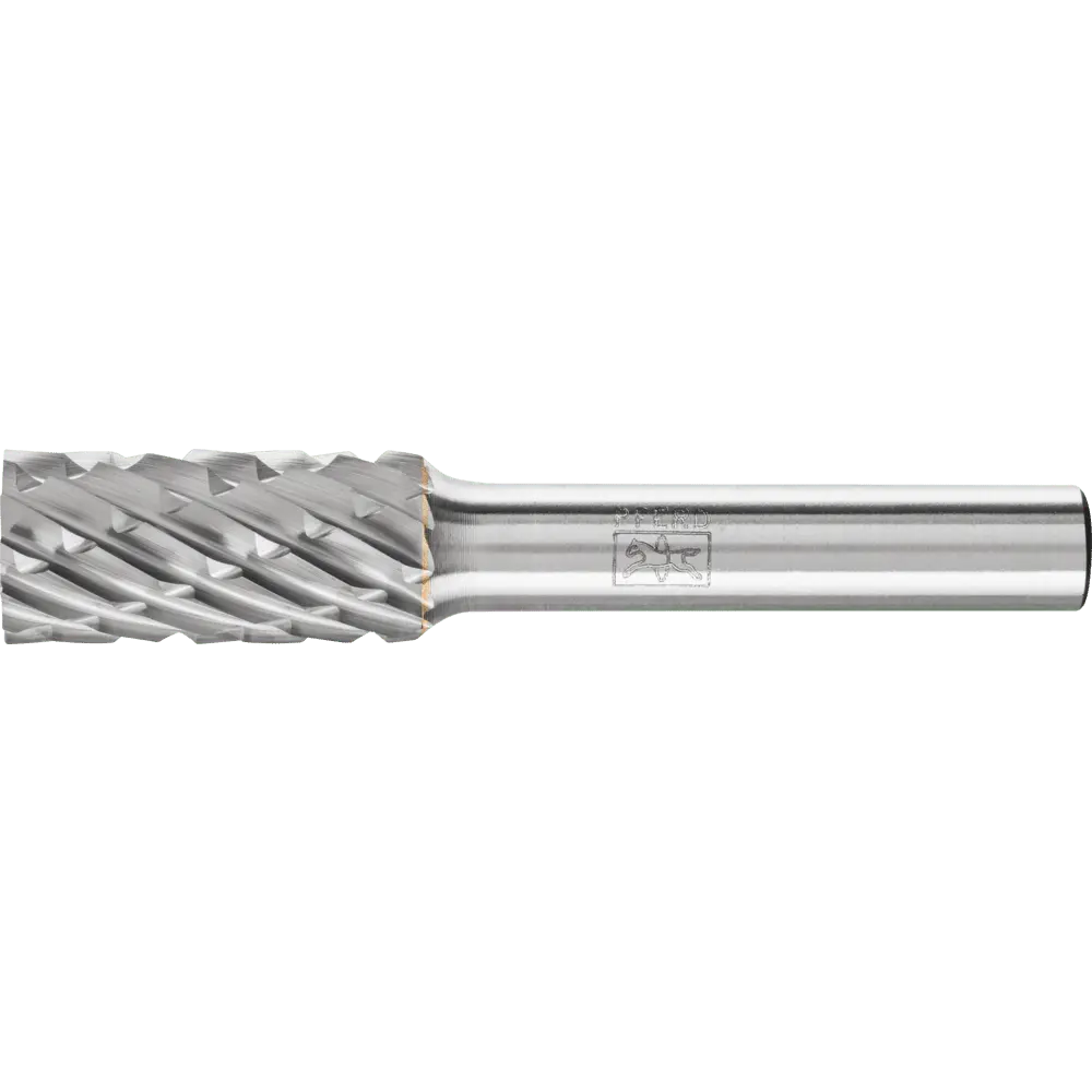 Produktfoto 1 von PFERD TOOLS Hartmetall Hochleistungsfrässtift NON-FERROUS Zylinder ZYA Ø 12x25 mm Schaft-Ø 8 mm NE-Metalle