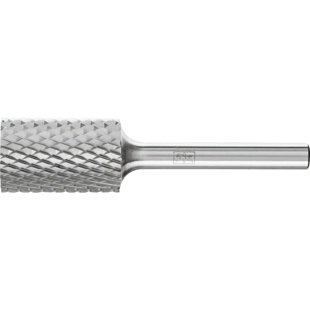 Produktfoto 1 von PFERD TOOLS Hartmetall Frässtift Zylinder ZYA Ø 16x25 mm Schaft-Ø 6 mm Z4 universal mittel fein