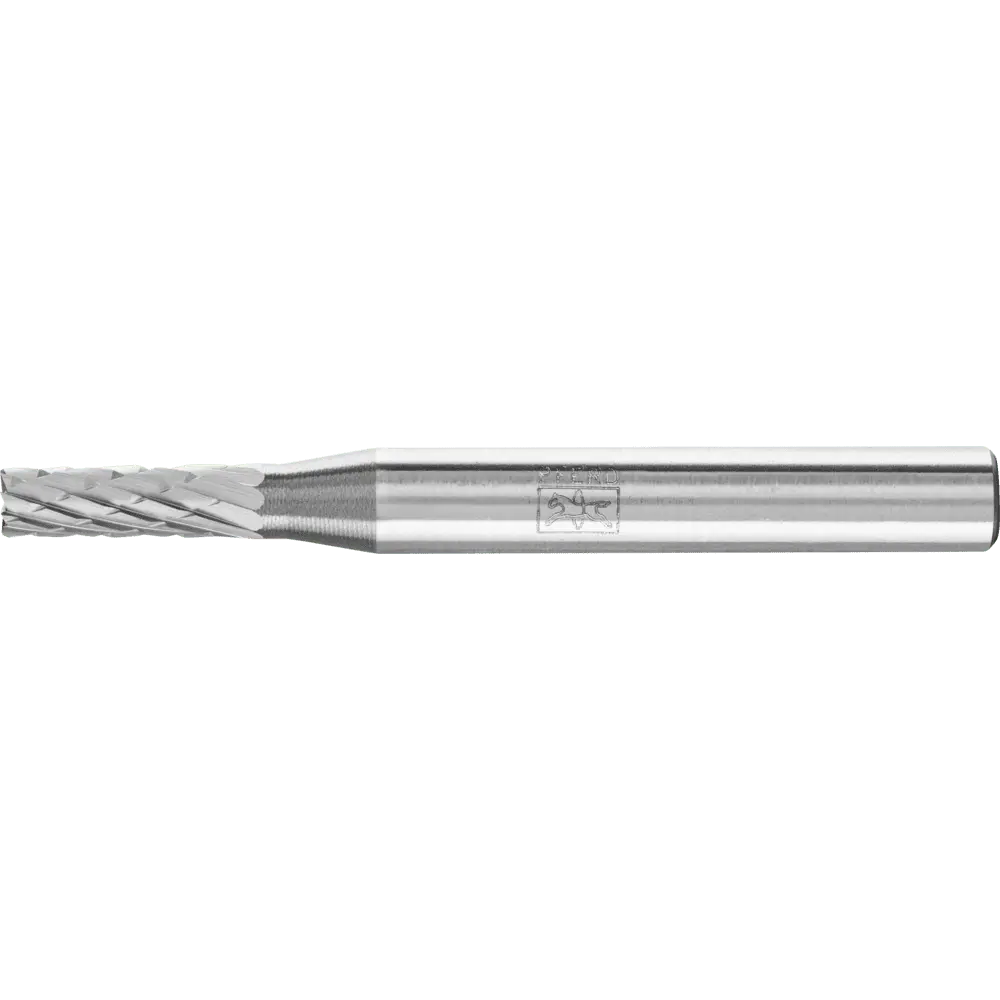 Produktfoto 1 von PFERD TOOLS Hartmetall Frässtift Zylinder ZYAS stirnverzahnt Ø 04x13mm Schaft-Ø 6mm Z4 universal mittel fein