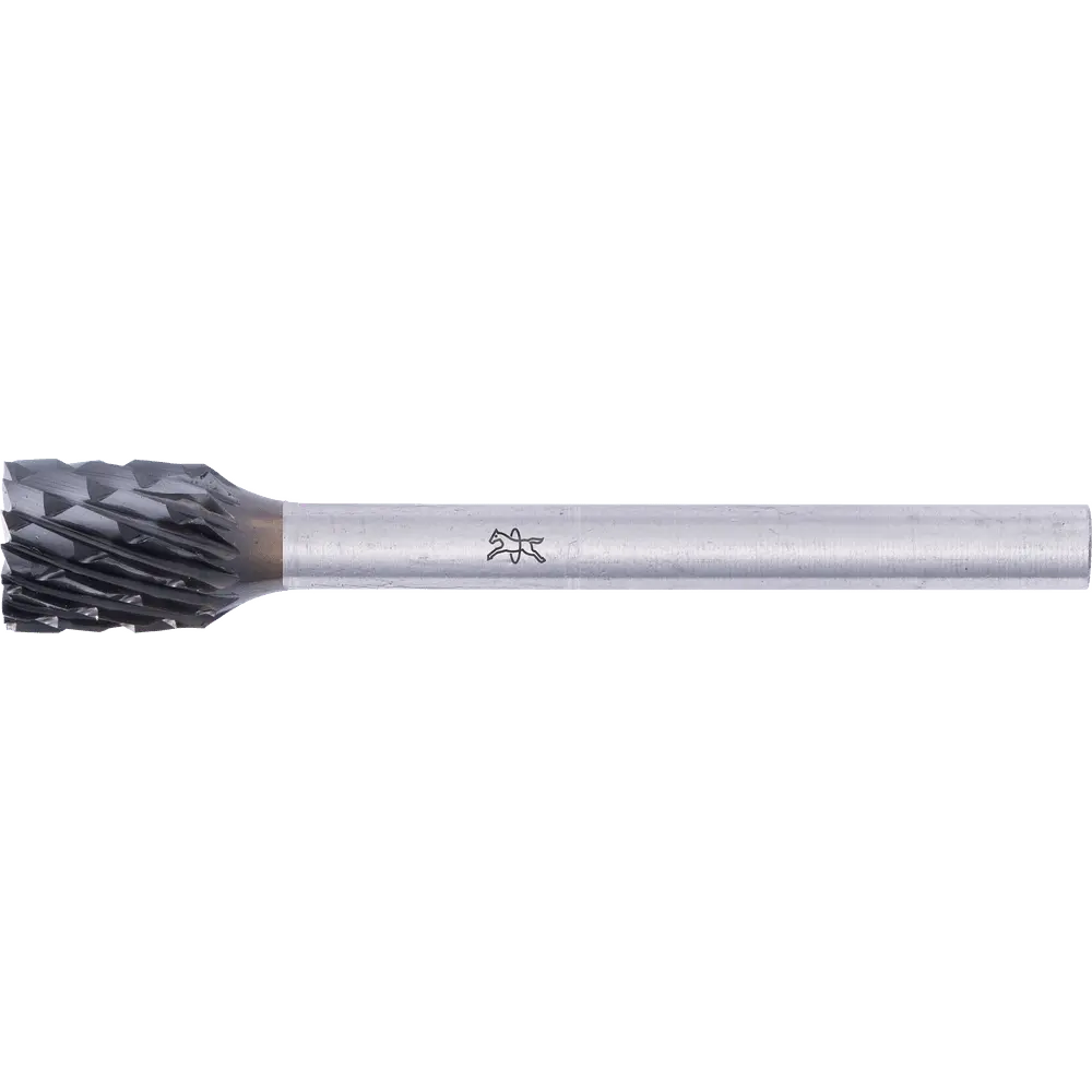 Produktfoto 1 von PFERD TOOLS Hartmetall Hochleistungsfrässtift Zylinder ZYAS stirnverzahnt Ø 03x13mm Schaft-Ø 3mm Z3P HICOAT besch. universal mittel kreuzverzahnt