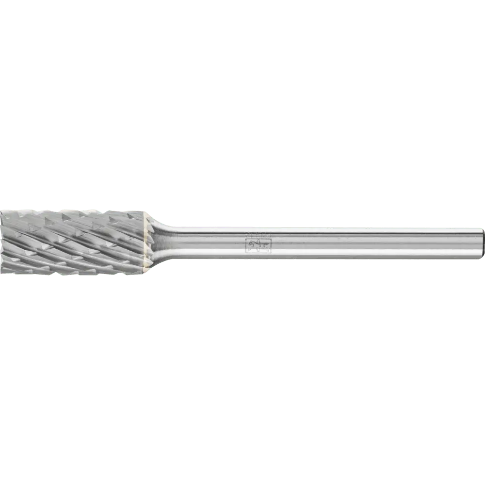 Produktfoto 1 von PFERD TOOLS Hartmetall Frässtift Zylinder ZYAS stirnverzahnt Ø 06x13mm Schaft-Ø 3mm Z3P universal mittel kreuzverzahnt