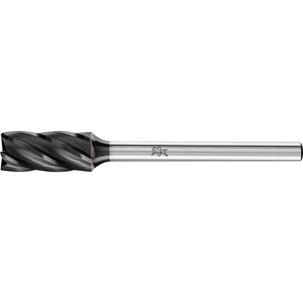 Produktfoto 1 von PFERD TOOLS Hartmetall Hochleistungsfrässtift ALU Zylinder ZYAS stirnverzahnt Ø 06x13mm Schaft-Ø 3mm HICOAT beschichtet für Alu/NE Metalle