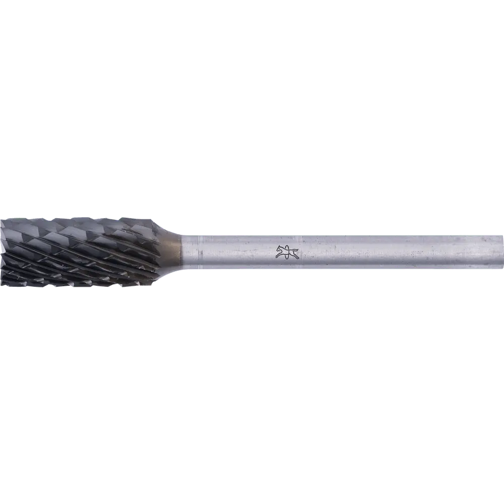 Produktfoto 1 von PFERD TOOLS Hartmetall Hochleistungsfrässtift Zylinder ZYAS stirnverzahnt Ø 06x13mm Schaft-Ø 3mm Z3P HICOAT besch. universal mittel kreuzverzahnt
