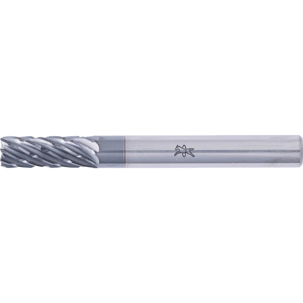 Produktfoto 1 von PFERD TOOLS Hartmetall Hochleistungsfrässtift ALLROUND Zylinder ZYAS stirnverzahnt Ø 06x16mm Schaft-Ø 6mm HICOAT beschichtet für Stahl