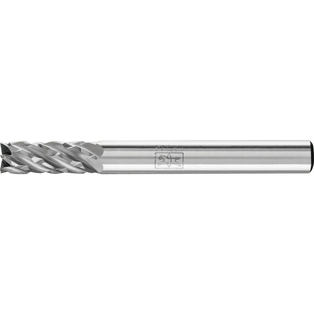 Produktfoto 1 von PFERD TOOLS Hartmetall Hochleistungsfrässtift STEEL Zylinder ZYAS stirnverzahnt Ø 06x16mm Schaft-Ø 6mm Stahl