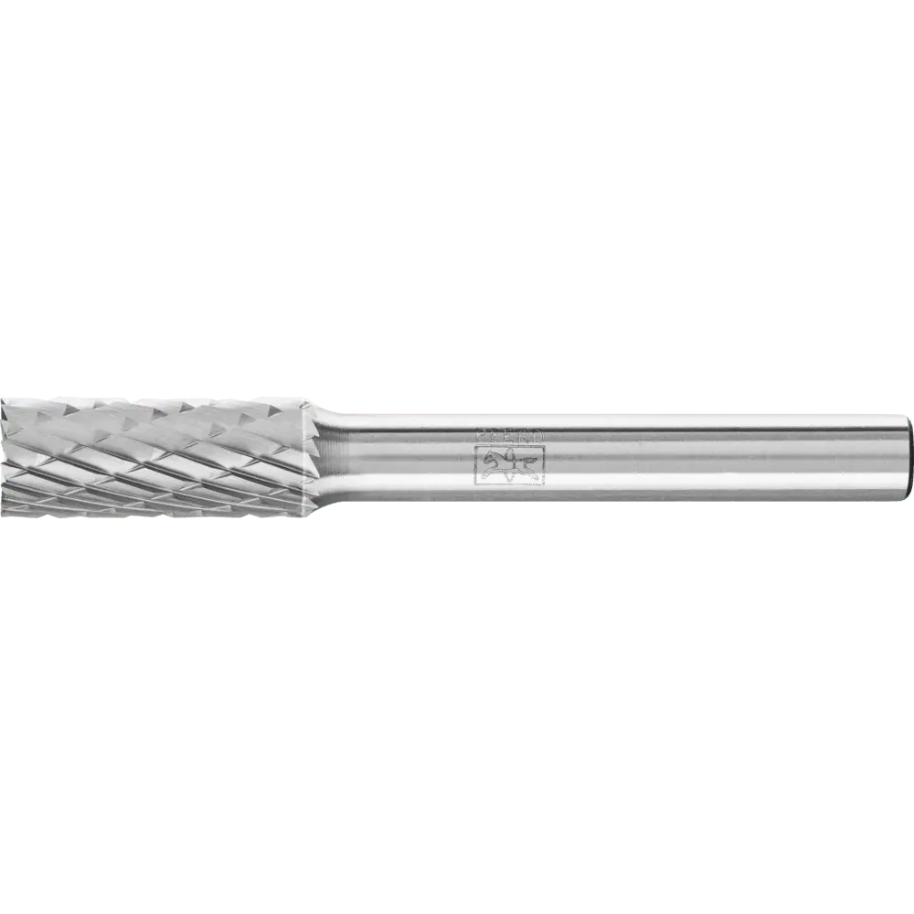 Produktfoto 1 von PFERD TOOLS Hartmetall Frässtift Zylinder ZYAS stirnverzahnt Ø 08x20mm Schaft-Ø 6mm Z3P universal mittel kreuzverzahnt