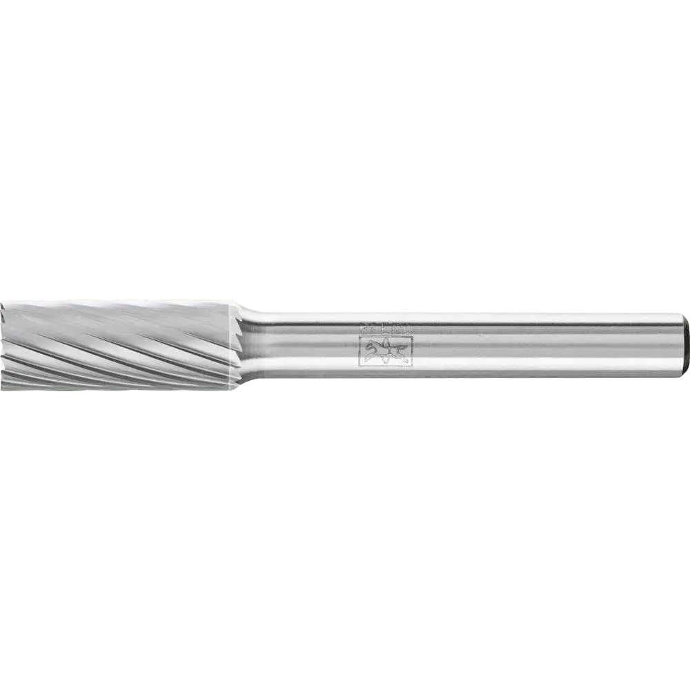 Produktfoto 1 von PFERD TOOLS Hartmetall Frässtift Zylinder ZYAS stirnverzahnt Ø 08x20mm Schaft-Ø 6 mm Z3 universal mittel