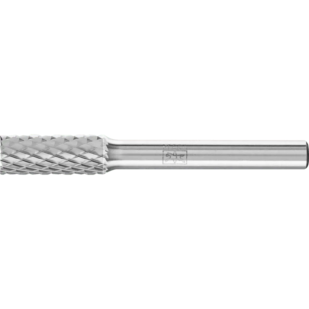 Produktfoto 1 von PFERD TOOLS Hartmetall Frässtift Zylinder ZYAS stirnverzahnt Ø 08x20mm Schaft-Ø 6mm Z4 universal mittel fein