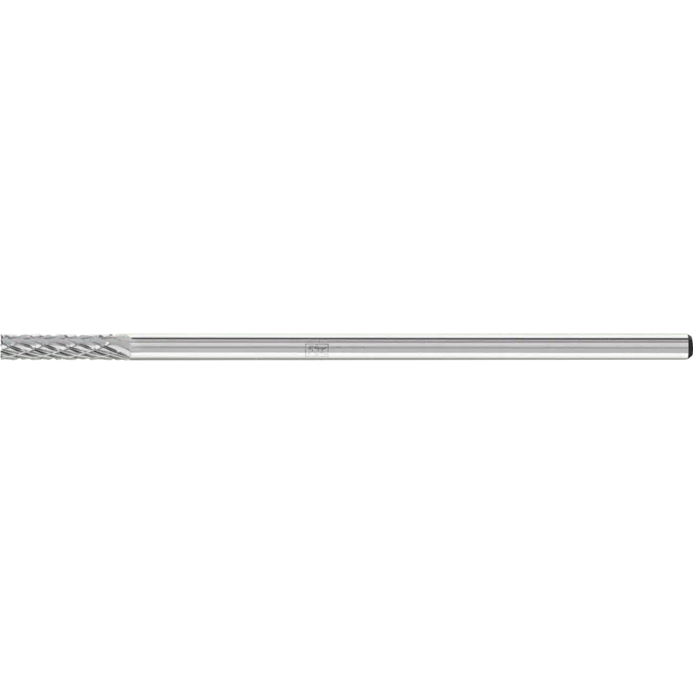 Produktfoto 1 von PFERD TOOLS Hartmetall Frässtift Zylinder ZYAS stirnverzahnt Ø 03x13mm Schaft-Ø 3x75mm Z3P universal mittel kreuzverzahnt
