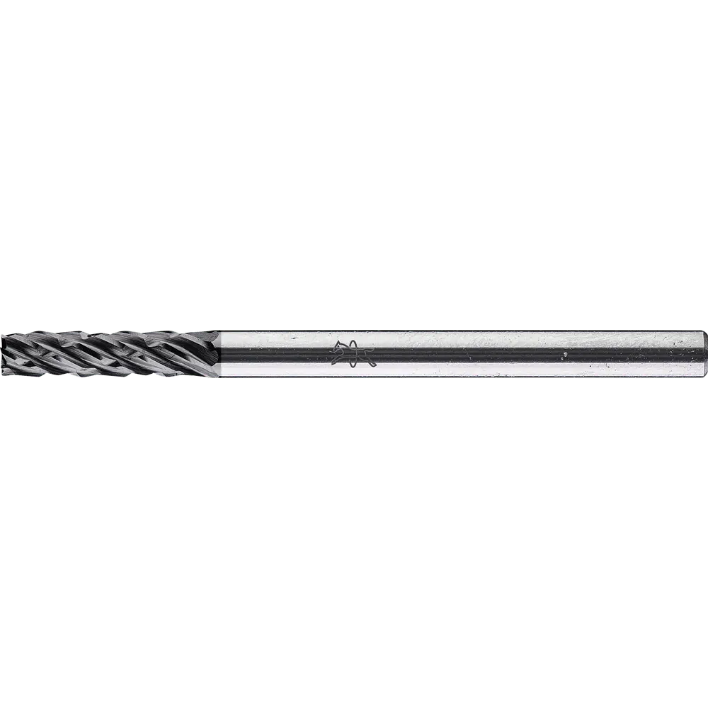 Produktfoto 1 von PFERD TOOLS Hartmetall Hochleistungsfrässtift ALLROUND Zylinder ZYAS stirnverzahnt Ø 03x13mm Schaft-Ø 3mm HICOAT beschichtet für Stahl