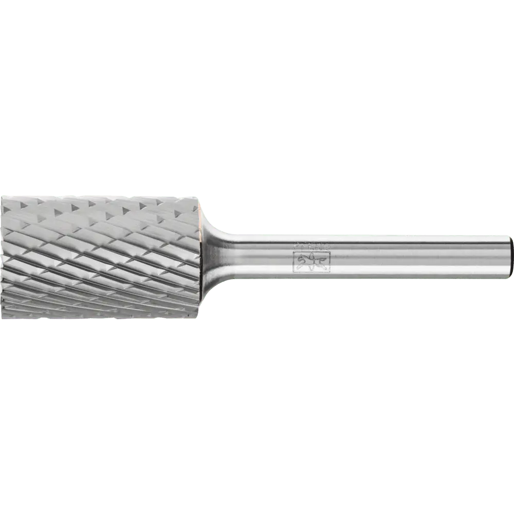 Produktfoto 1 von PFERD TOOLS Hartmetall Frässtift Zylinder ZYAS stirnverzahnt Ø 16x25mm Schaft-Ø 6mm Z3P universal mittel kreuzverzahnt