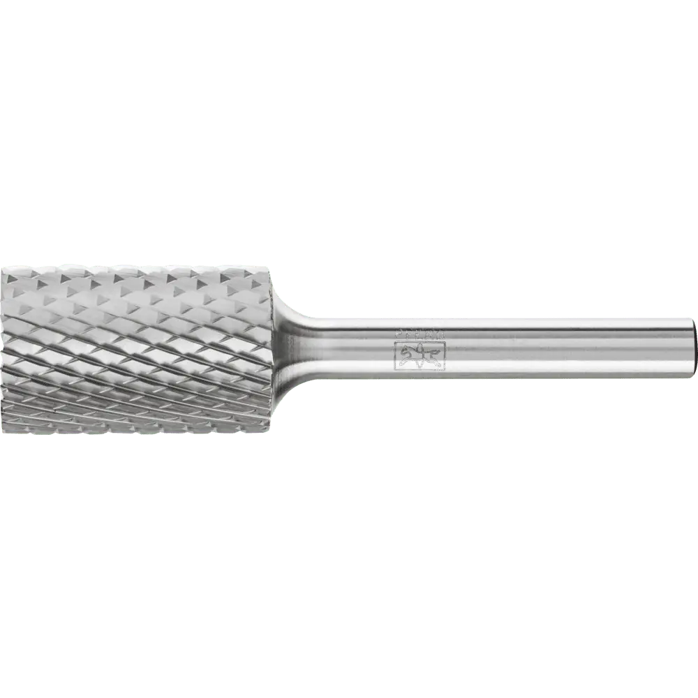 PFERD TOOLS Hartmetall Frässtift Zylinder ZYAS stirnverzahnt Ø 16x25mm Schaft-Ø 6mm Z4 universal mittel fein