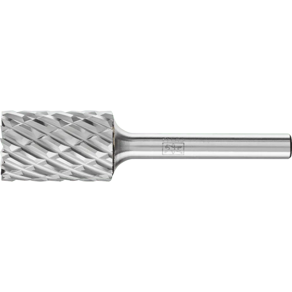 Produktfoto 1 von PFERD TOOLS Hartmetall Hochleistungsfrässtift STEEL Zylinder ZYAS stirnverzahnt Ø 16x25mm Schaft-Ø 6mm Stahl
