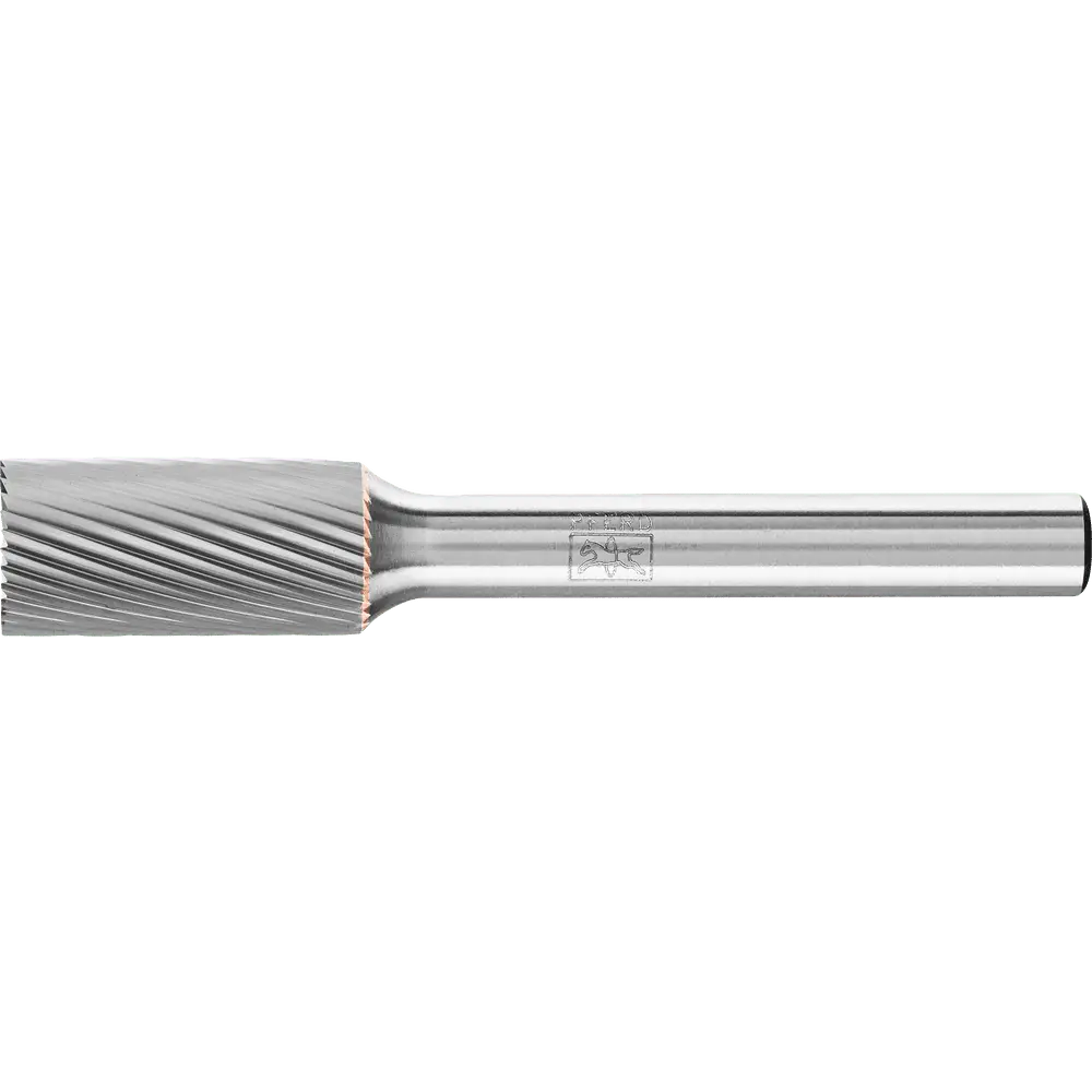Produktfoto 1 von PFERD TOOLS Hartmetall Hochleistungsfrässtift Zylinder ZYAS stirnverzahnt Ø 10x20mm Schaft-Ø 6mm Z5 HICOAT beschichtet universal fein