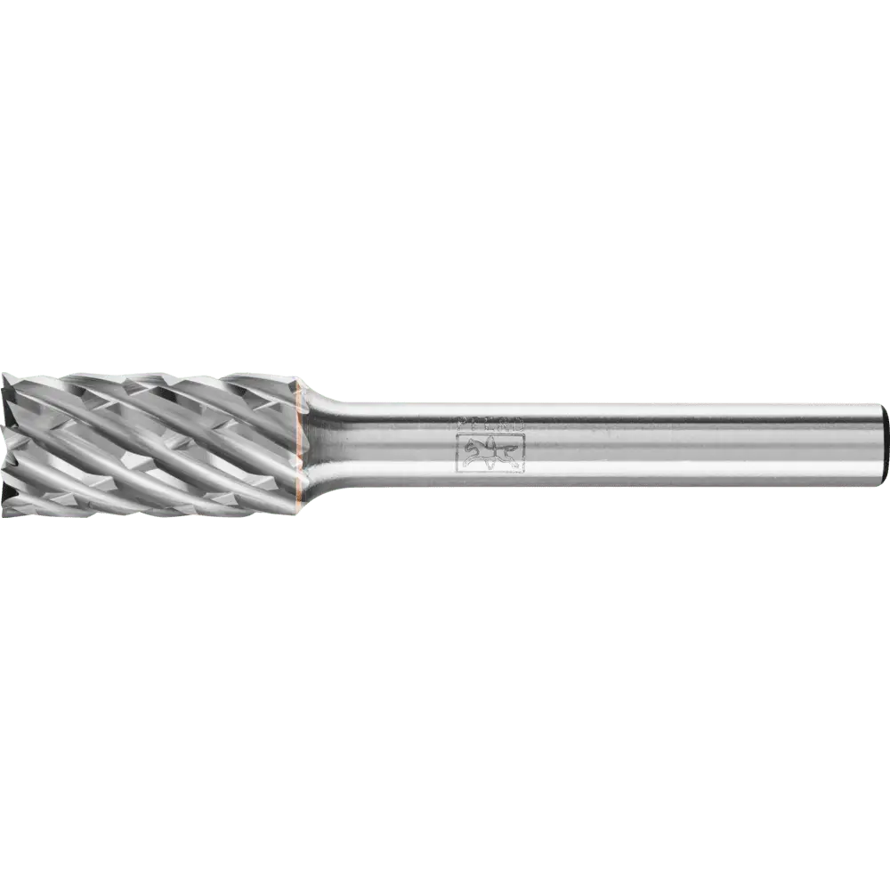 Produktfoto 1 von PFERD TOOLS Hartmetall Hochleistungsfrässtift STEEL Zylinder ZYAS stirnverzahnt Ø 10x20mm Schaft-Ø 6mm Stahl