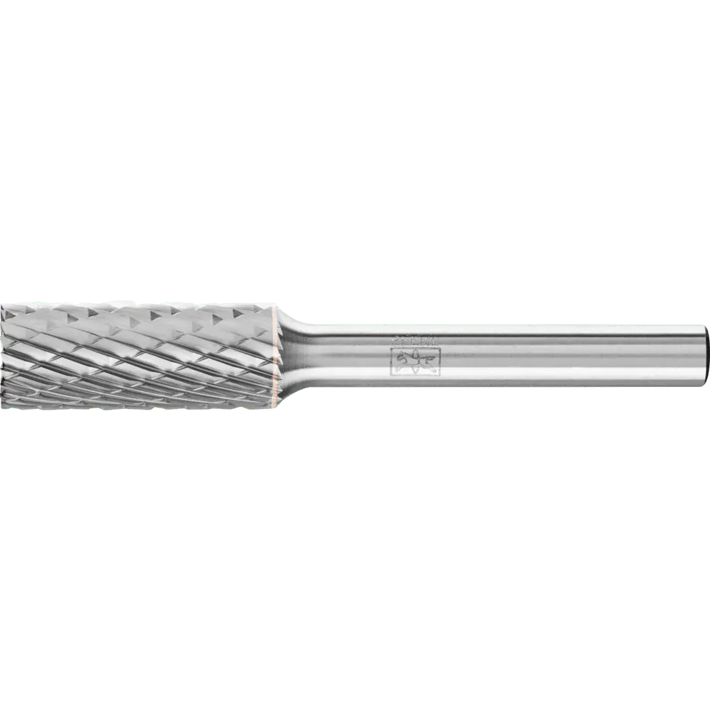 Produktfoto 1 von PFERD TOOLS Hartmetall Frässtift Zylinder ZYAS stirnverzahnt Ø 10x25mm Schaft-Ø 6mm Z3P universal mittel kreuzverzahnt