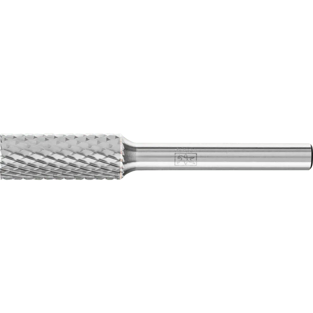 Produktfoto 1 von PFERD TOOLS Hartmetall Frässtift Zylinder ZYAS stirnverzahnt Ø 10x25mm Schaft-Ø 6mm Z4 universal mittel fein