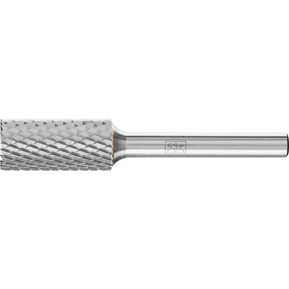 Produktfoto 1 von PFERD TOOLS Hartmetall Frässtift Zylinder ZYAS stirnverzahnt Ø 12x25mm Schaft-Ø 6mm Z4 universal mittel fein