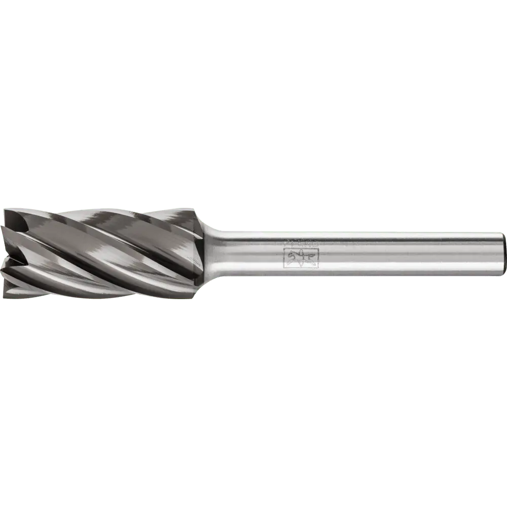 Produktfoto 1 von PFERD TOOLS Hartmetall Hochleistungsfrässtift ALU Zylinder ZYAS stirn Ø 12x25mm Schaft-Ø 6mm Alu/NE Metal HICOAT