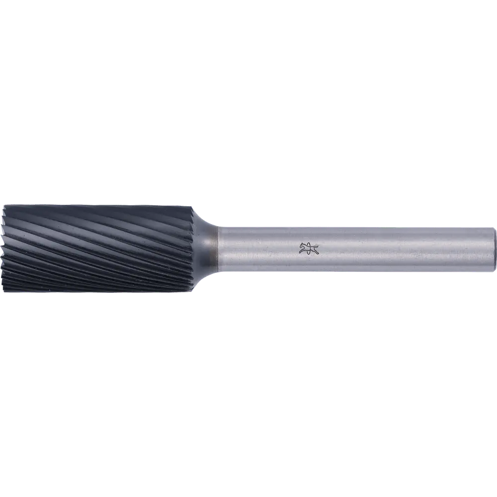 Produktfoto 1 von PFERD TOOLS Hartmetall Hochleistungsfrässtift Zylinder ZYAS stirnverzahnt Ø 12x25mm Schaft-Ø 6mm Z3 HICOAT beschichtet universal mittel