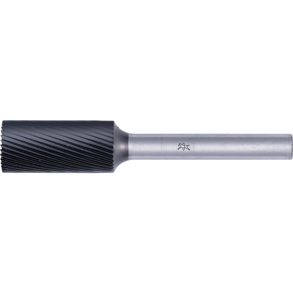 Produktfoto 1 von PFERD TOOLS Hartmetall Hochleistungsfrässtift Zylinder ZYAS stirnverzahnt Ø 12x25mm Schaft-Ø 6mm Z5 HICOAT beschichtet universal fein