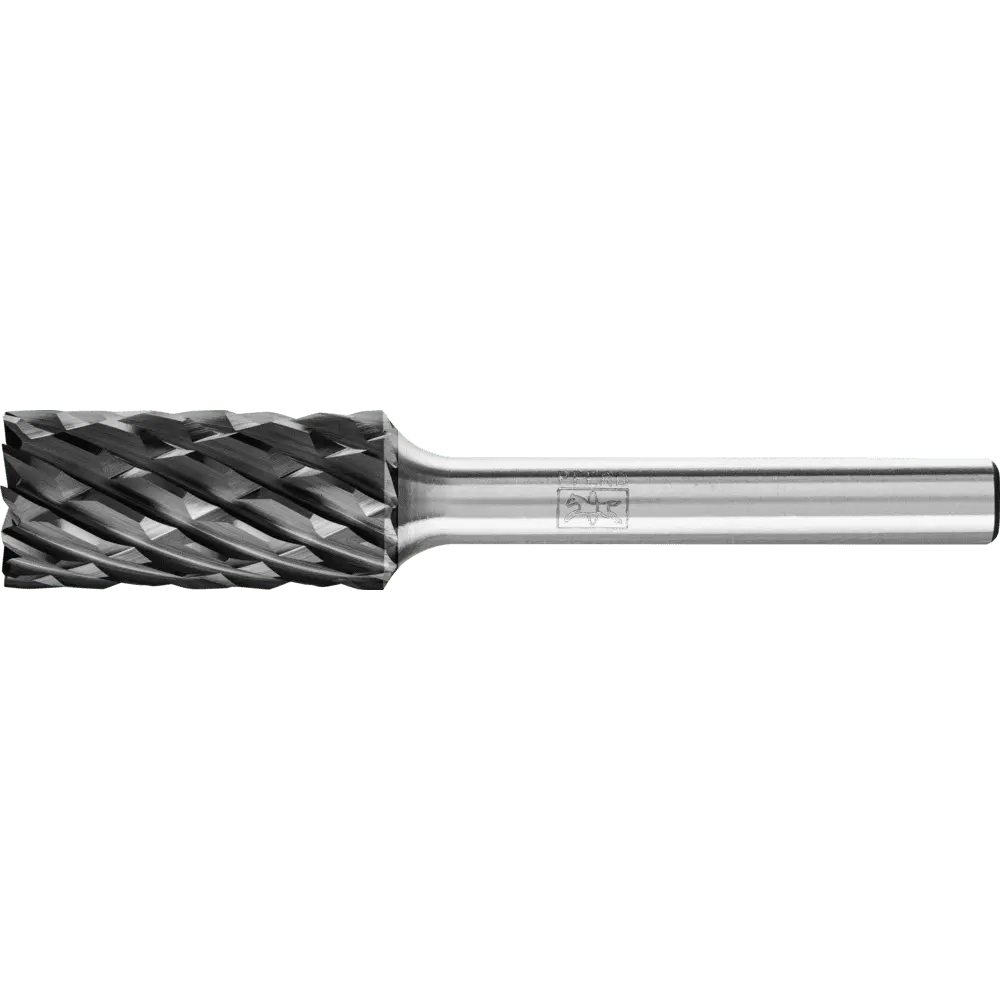 Produktfoto 1 von PFERD TOOLS Hartmetall Hochleistungsfrässtift STEEL Zylinder ZYAS stirn Ø 12x25mm Schaft-Ø 6mm HICOAT Stahl
