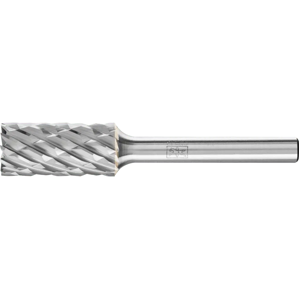 Produktfoto 1 von PFERD TOOLS Hartmetall Hochleistungsfrässtift STEEL Zylinder ZYAS stirnverzahnt Ø 12x25mm Schaft-Ø 6mm Stahl