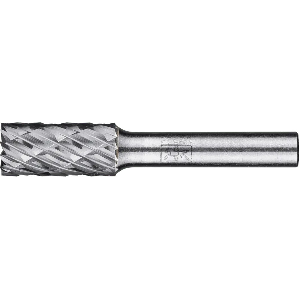 Produktfoto 1 von PFERD TOOLS Hartmetall Hochleistungsfrässtift CAST Zylinder ZYAS stirnverzahnt Ø 12x25mm Schaft-Ø 8mm für Gußeisen